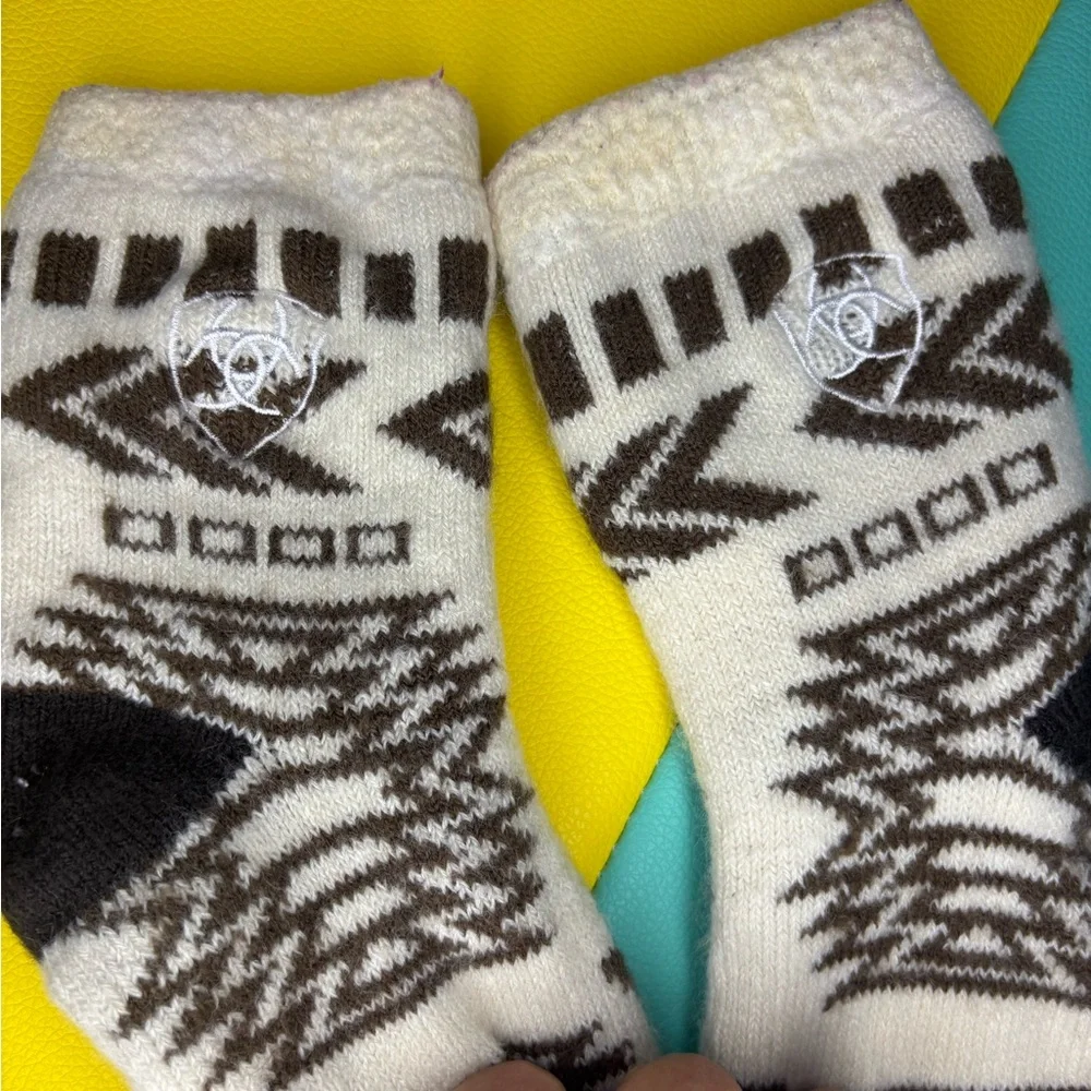 Ariat Womens Cozy Aloe-Infused House Socks Desert‎ Sand O/S